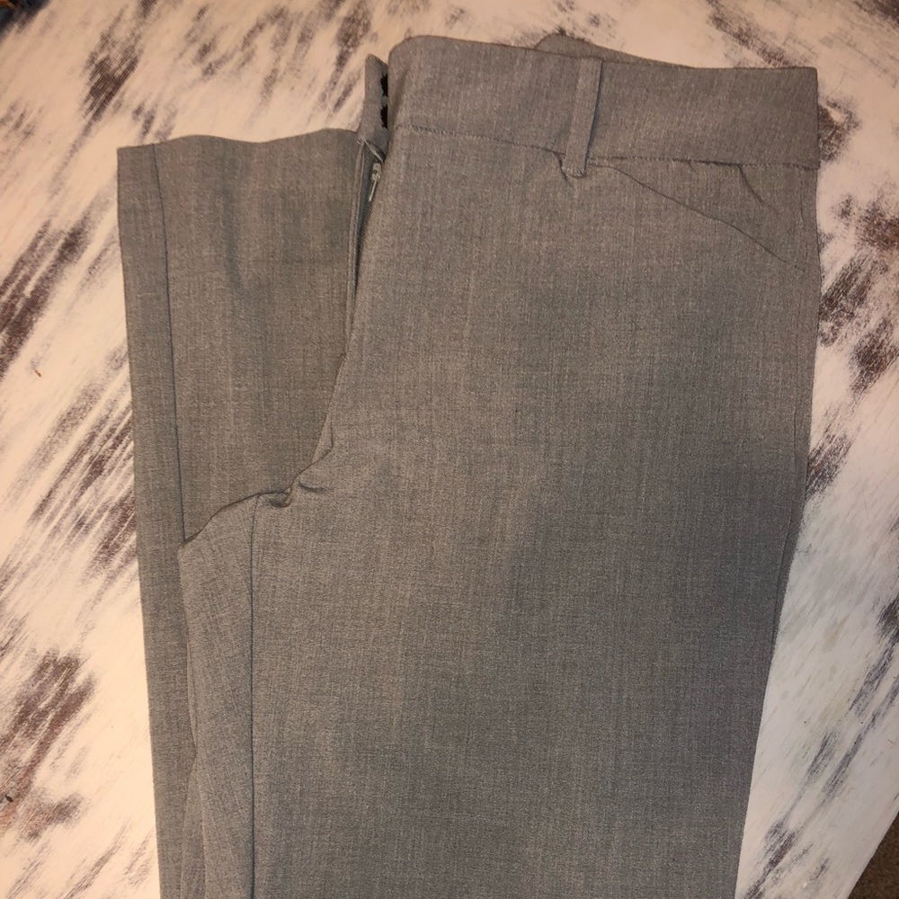 New York & Company gray wide leg dress pants